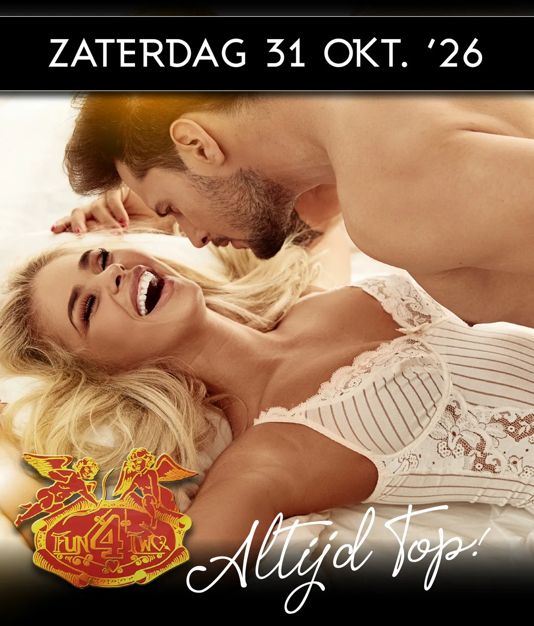 Flyer van Jullie eerste keer een avondje Fun4Two?