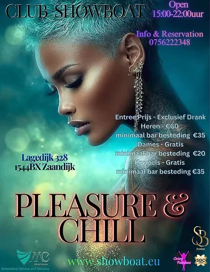 Flyer van Pleasure & Chill