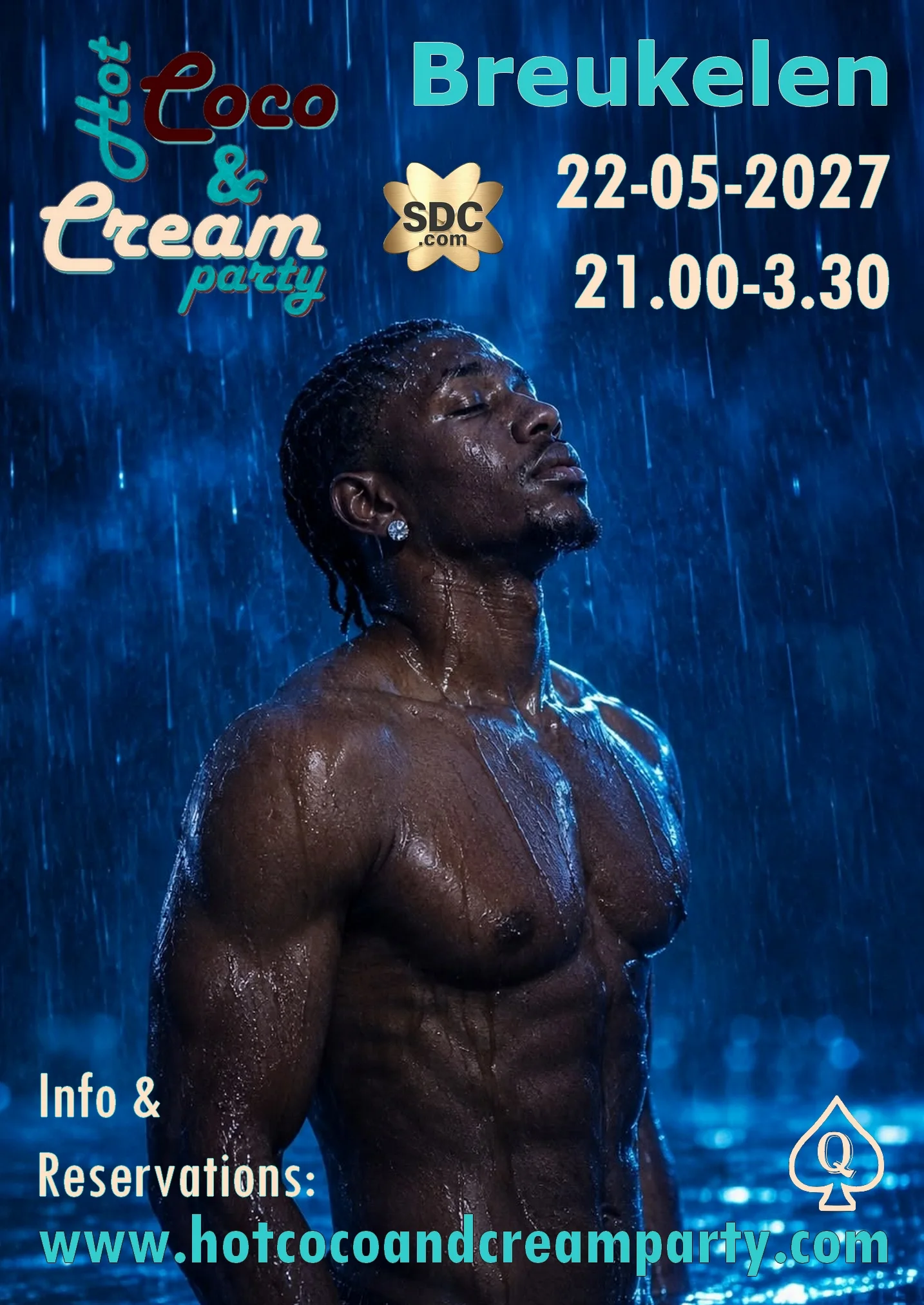 Flyer van Hot Coco & Cream Party