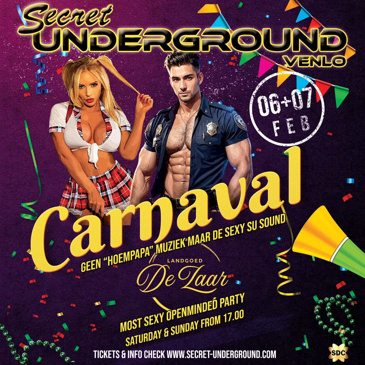 Flyer van Carnaval Venlo – dag 2