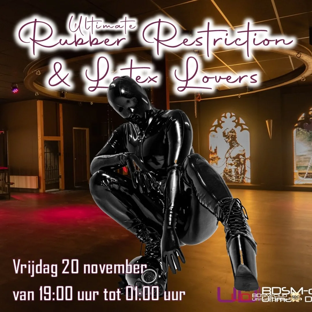 Flyer van Ultimate Rubber Restriction & Latex Lovers