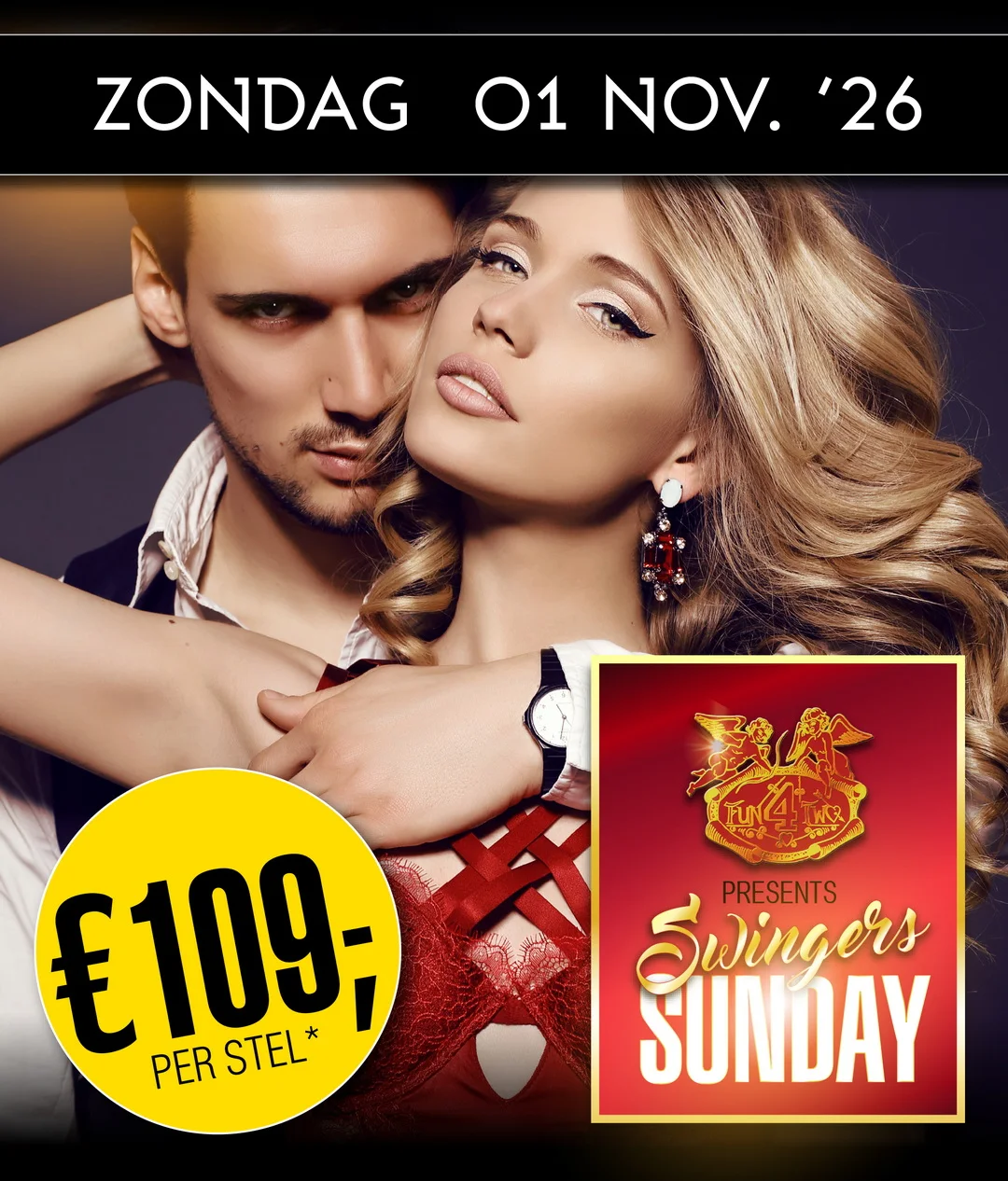 Flyer van Swingers Sunday