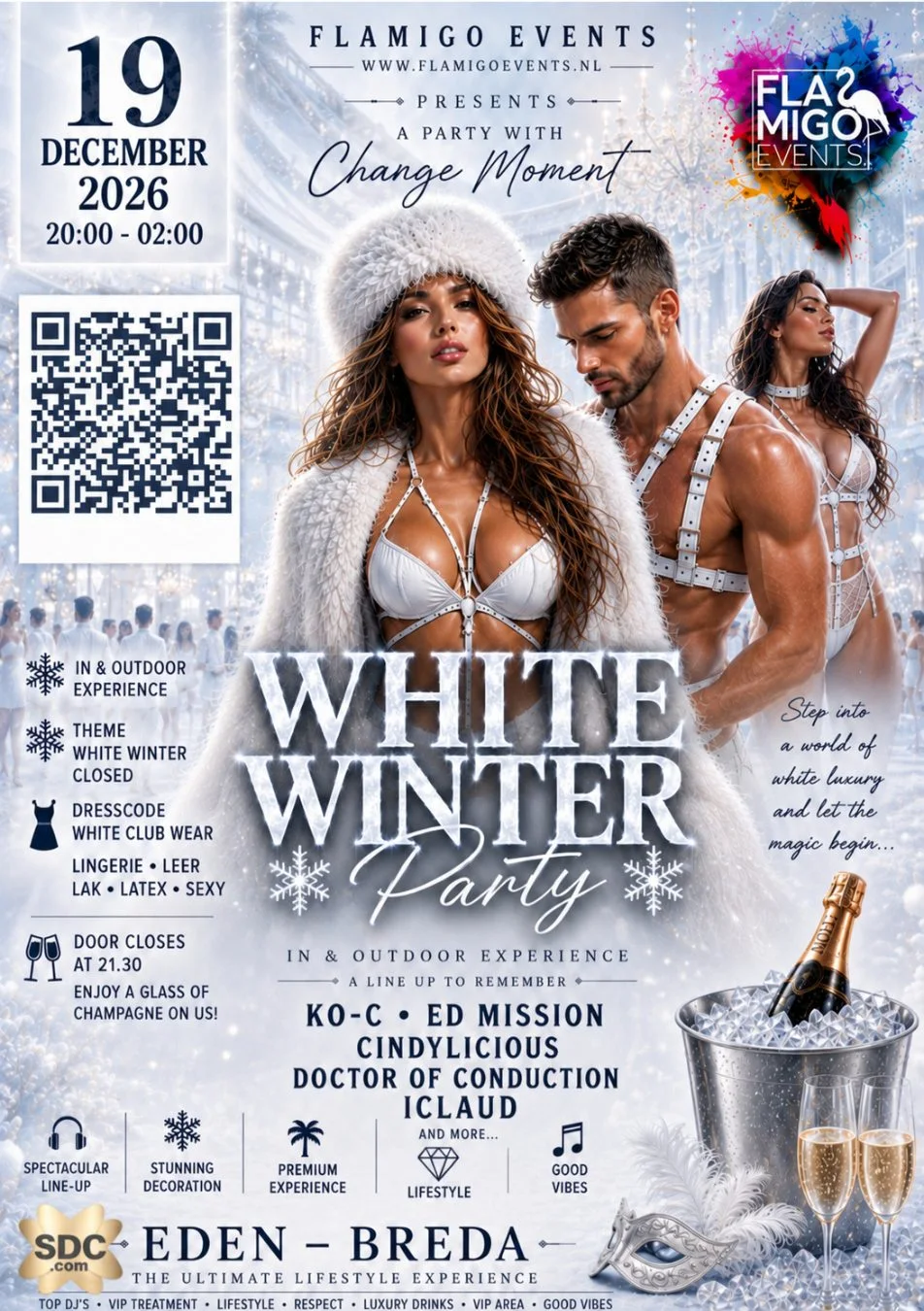 Flyer van Winter White Party In- & Outdoor
