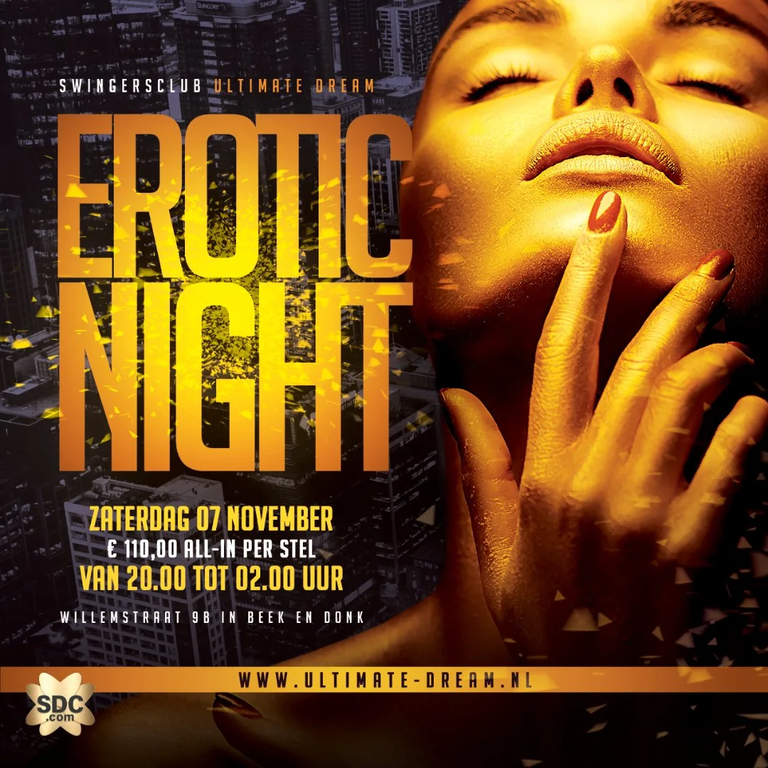 Flyer van Ultimate Erotic Night