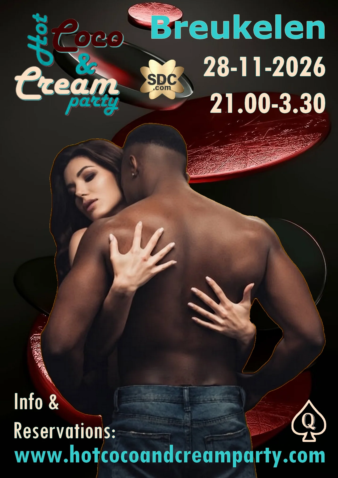 Flyer van Hot Coco & Cream Party