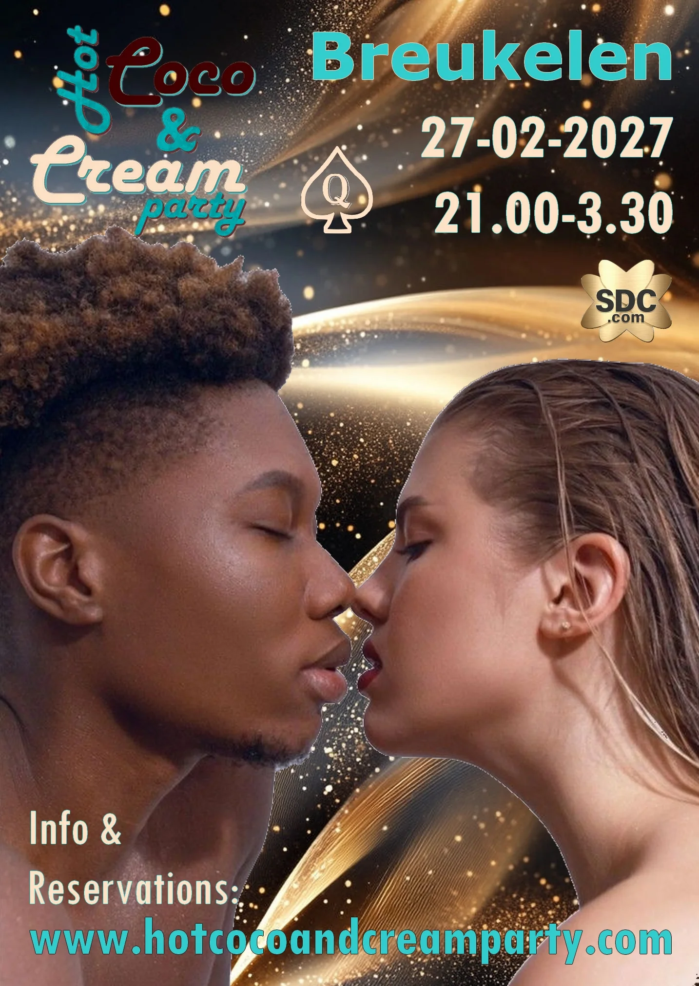 Flyer van Hot Coco & Cream Party