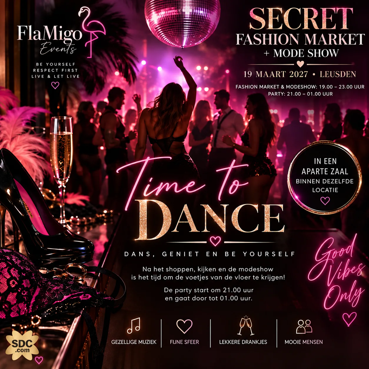 Flyer van Stiletto Club Lingerie – Voorjaar