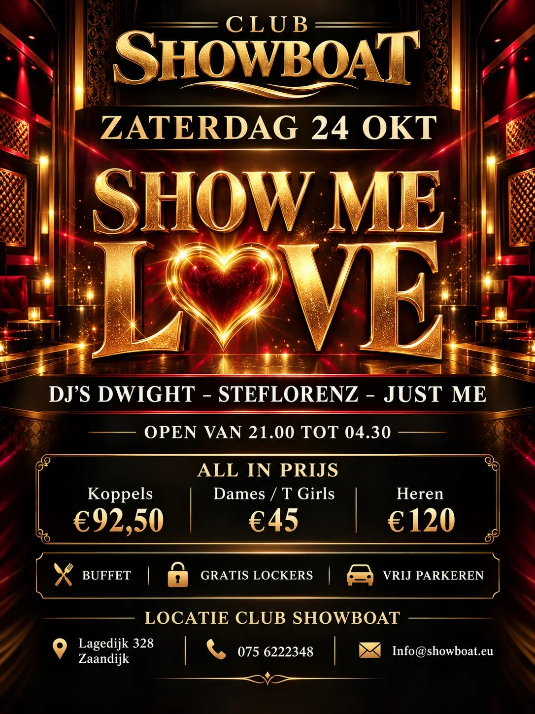 Flyer van Show me love