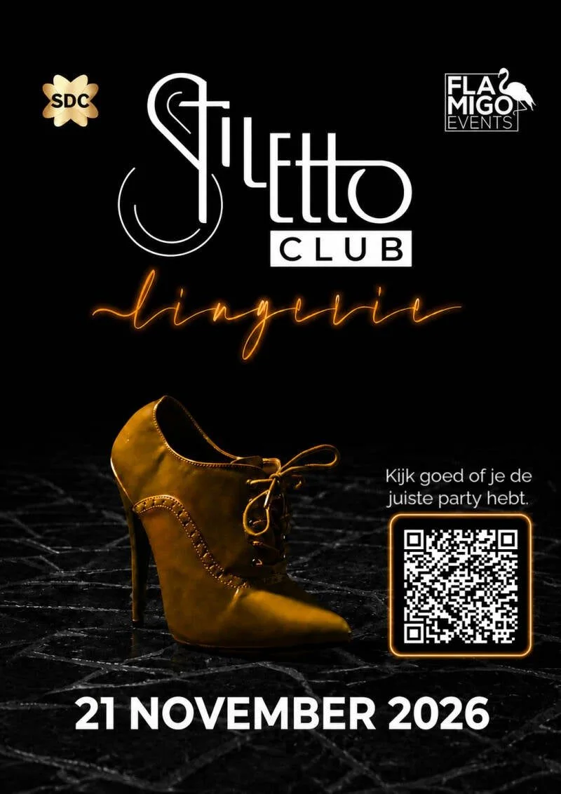 Flyer van Stiletto Club Lingerie – Winter Editie
