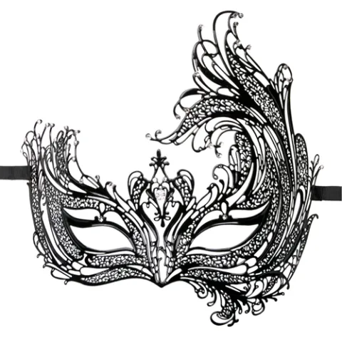 Easytoys Fetish - Open Venetiaans Masker - Zwart