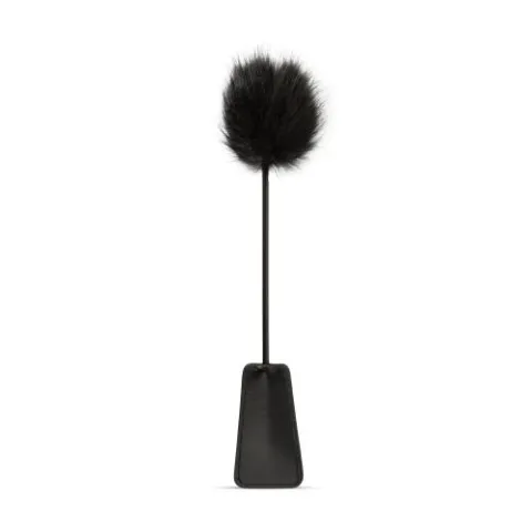 Easytoys Fetish - Fluffy Kietelaar en Zweepje in 1 - Zwart